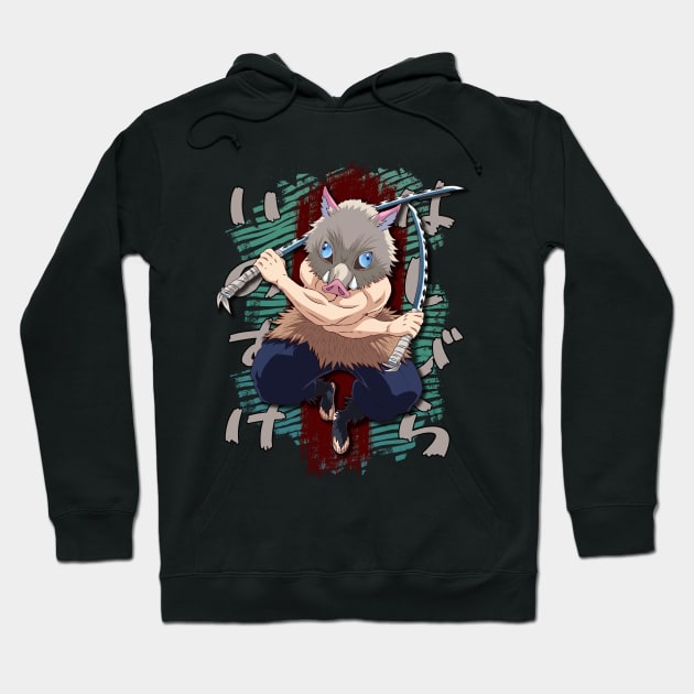 Inosuke Wall v2 Hoodie by Gonpachiro